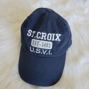 St Croix USVI  EST 1493 Navy Blue Dad Hat  100% Cotton NWOT